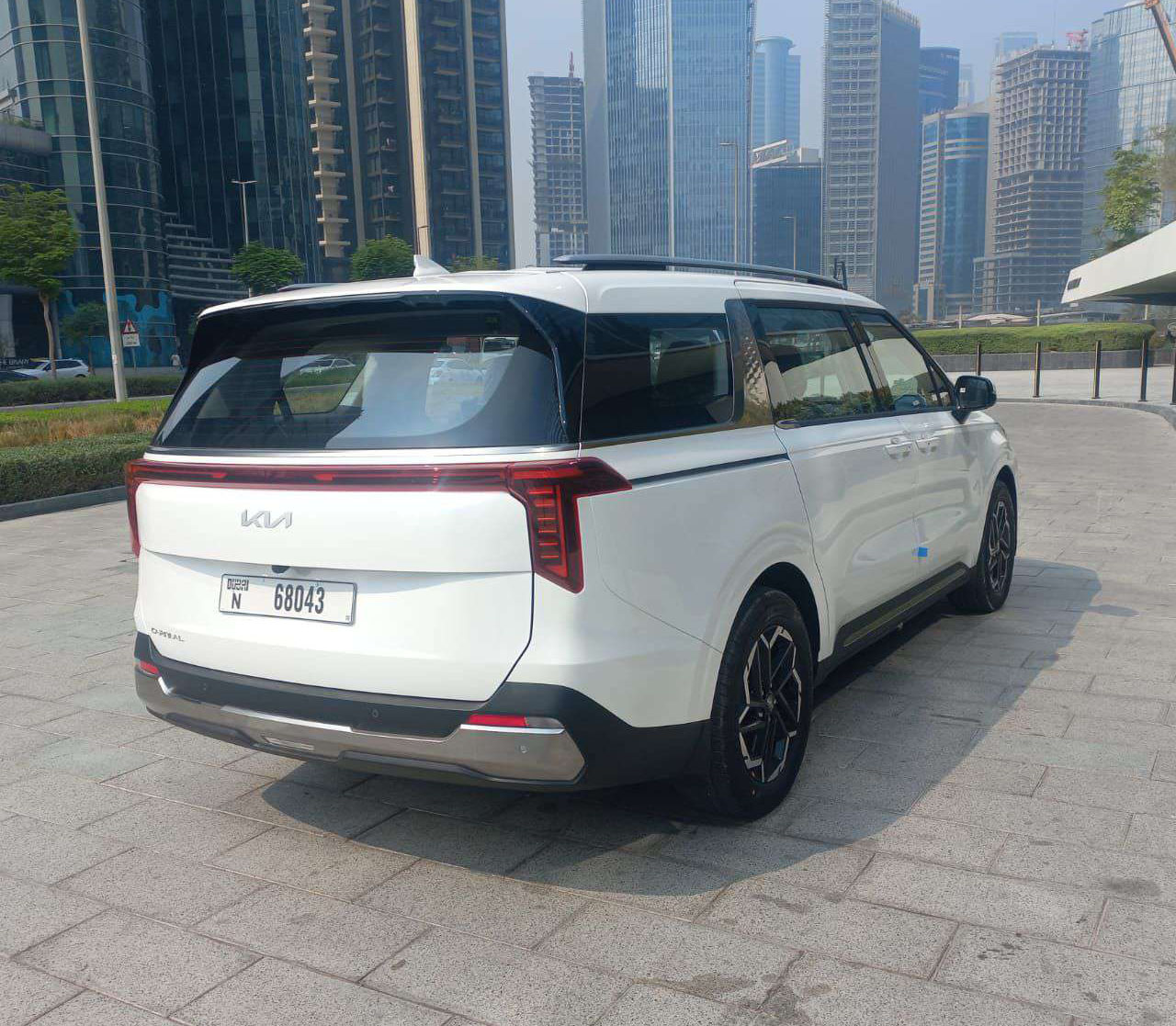 Rent Kia Carnival WHITE 2025 in Dubai , UAE 