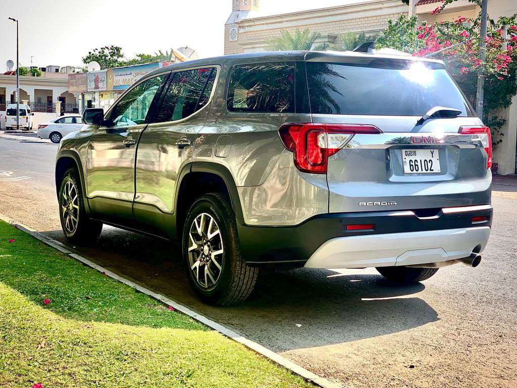 Rent GMC Acadia  Silver 2022 in Dubai , UAE 