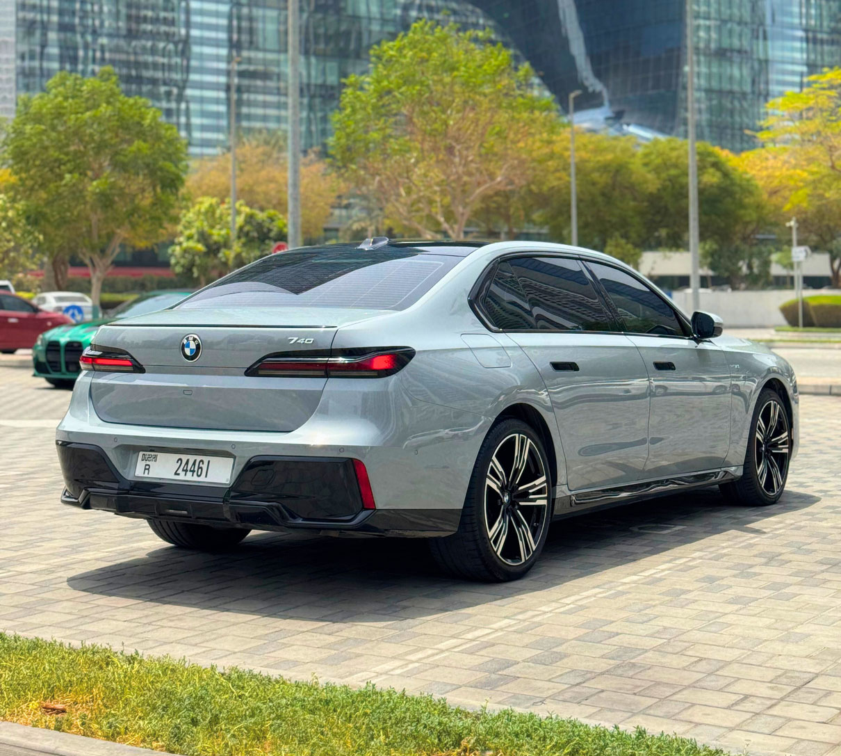 Rent Bmw Series 7 GREY 2024 in Dubai , UAE 