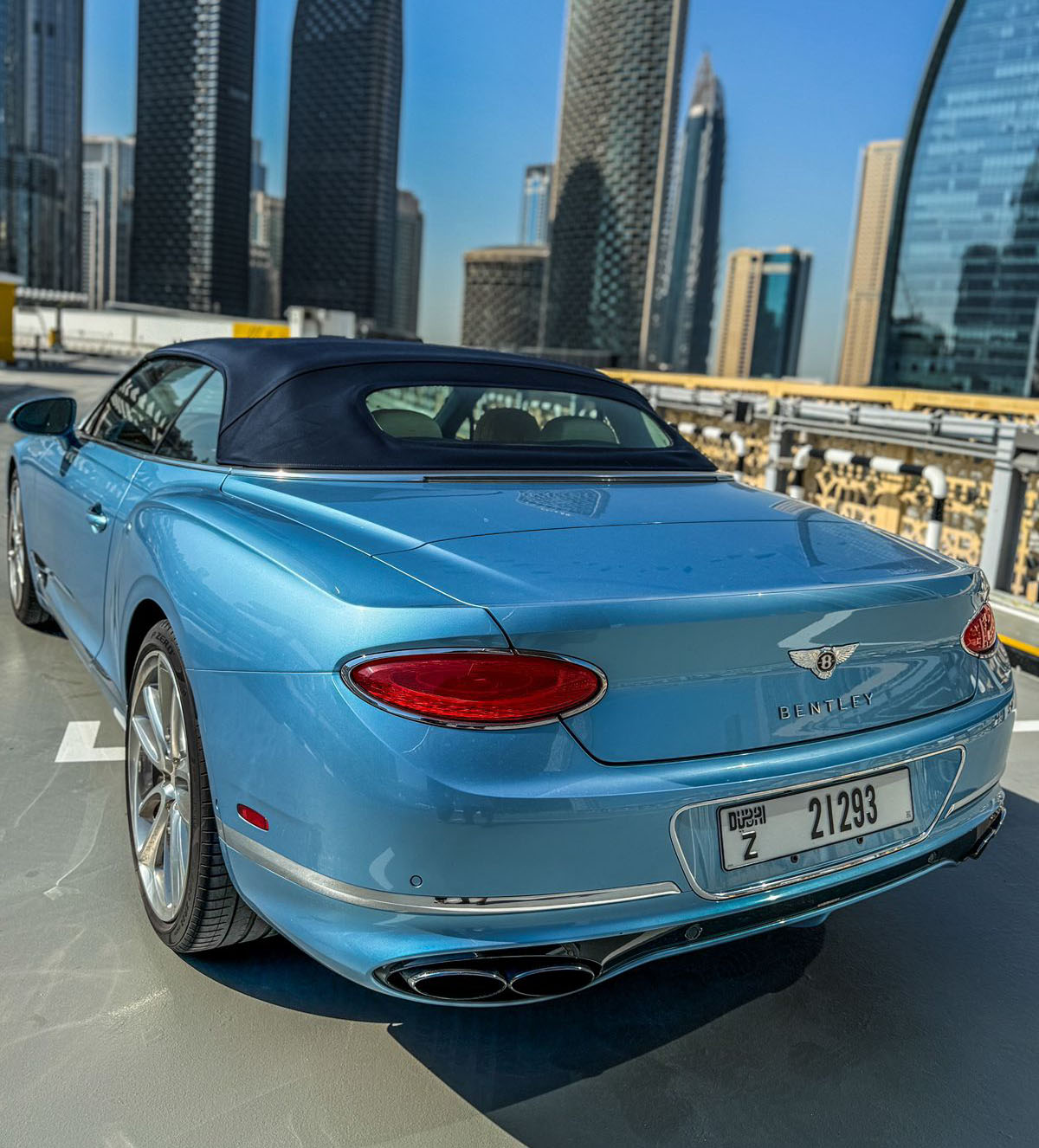 Rent Bentley Continental BLUE 2023 in Dubai , UAE 