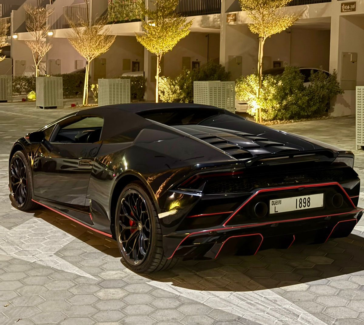 Rent Lamborghini Evo BLACK 2022 in Dubai , UAE 