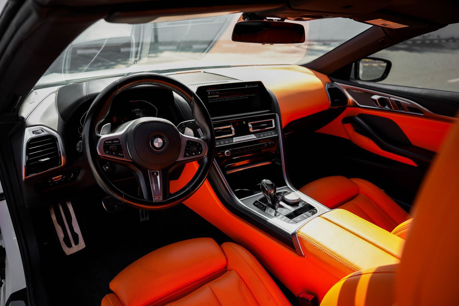Rent Bmw Series 8 WHITE 2023 in Dubai , UAE 
