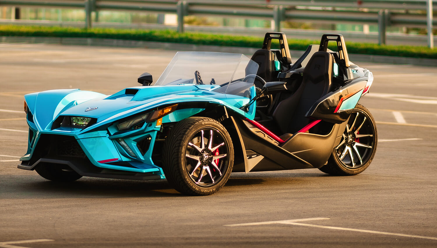 Rent Polaris Slingshot BLUE 2023 in Dubai , UAE 