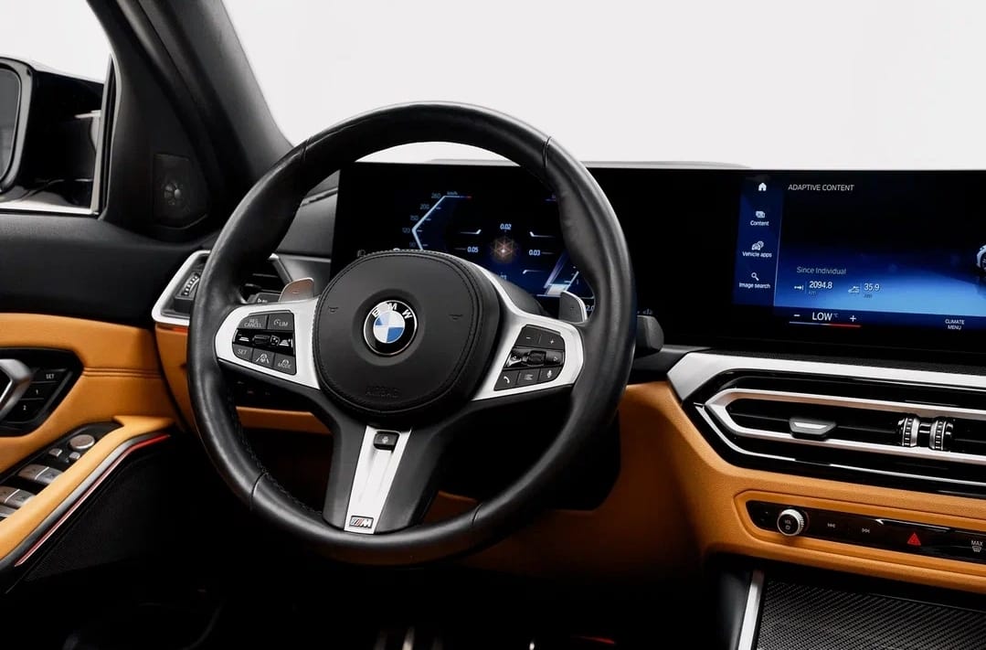 Rent Bmw Series 3 WHITE 2023 in Dubai , UAE 
