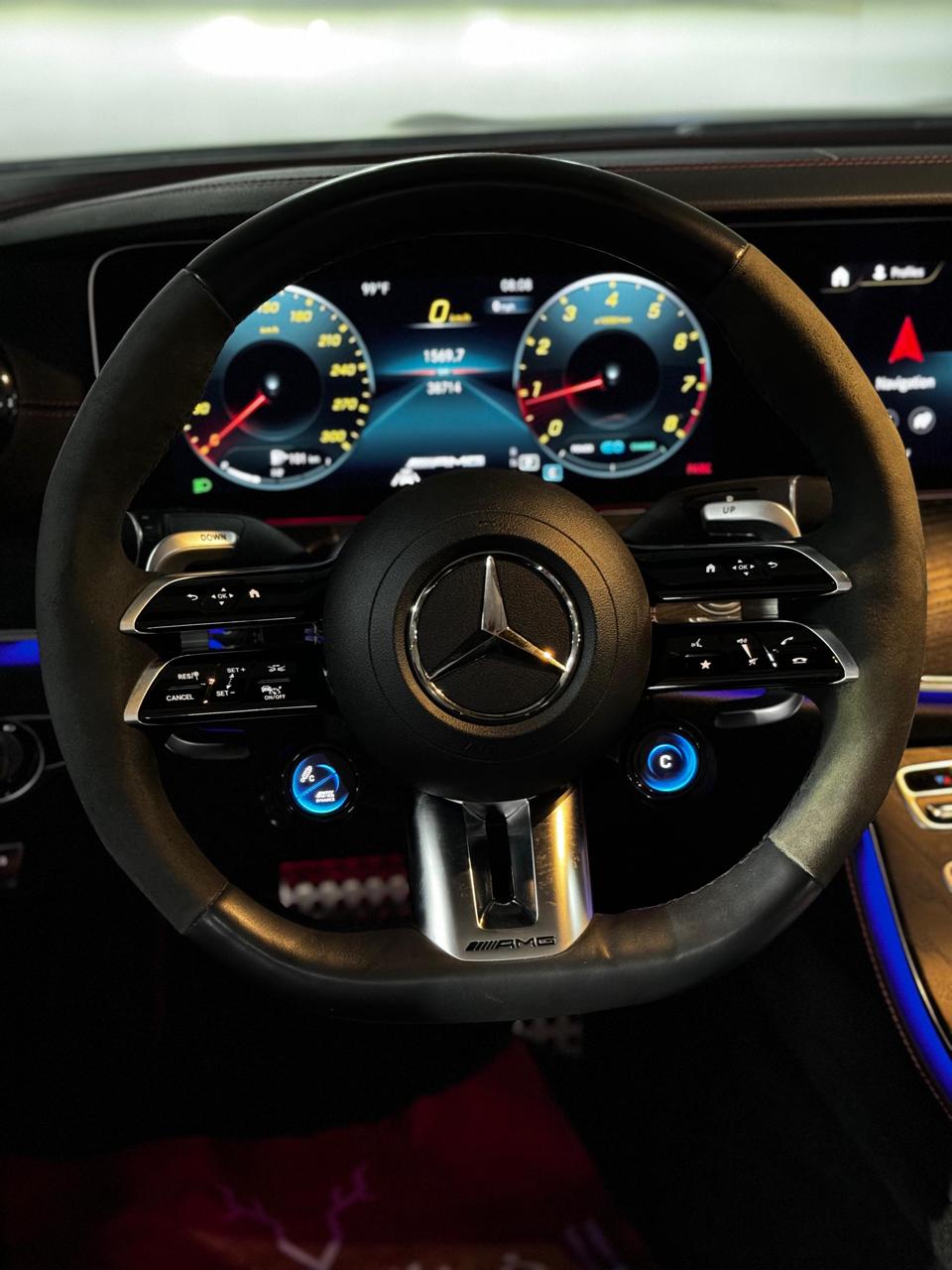 Rent Mercedes-Benz E-class BLUE 2023 in Dubai , UAE 
