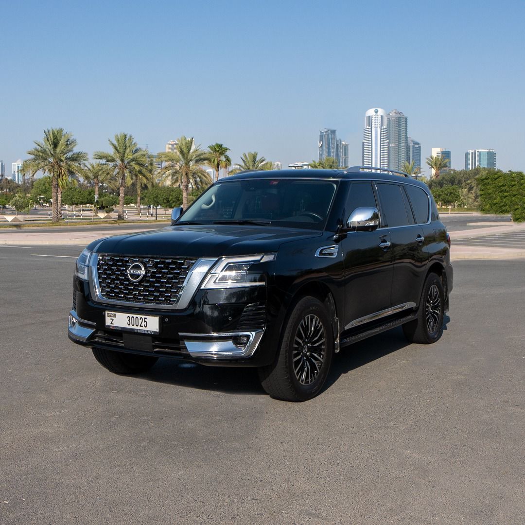 Rent Nissan Patrol BLACK 2024 in Dubai , UAE 