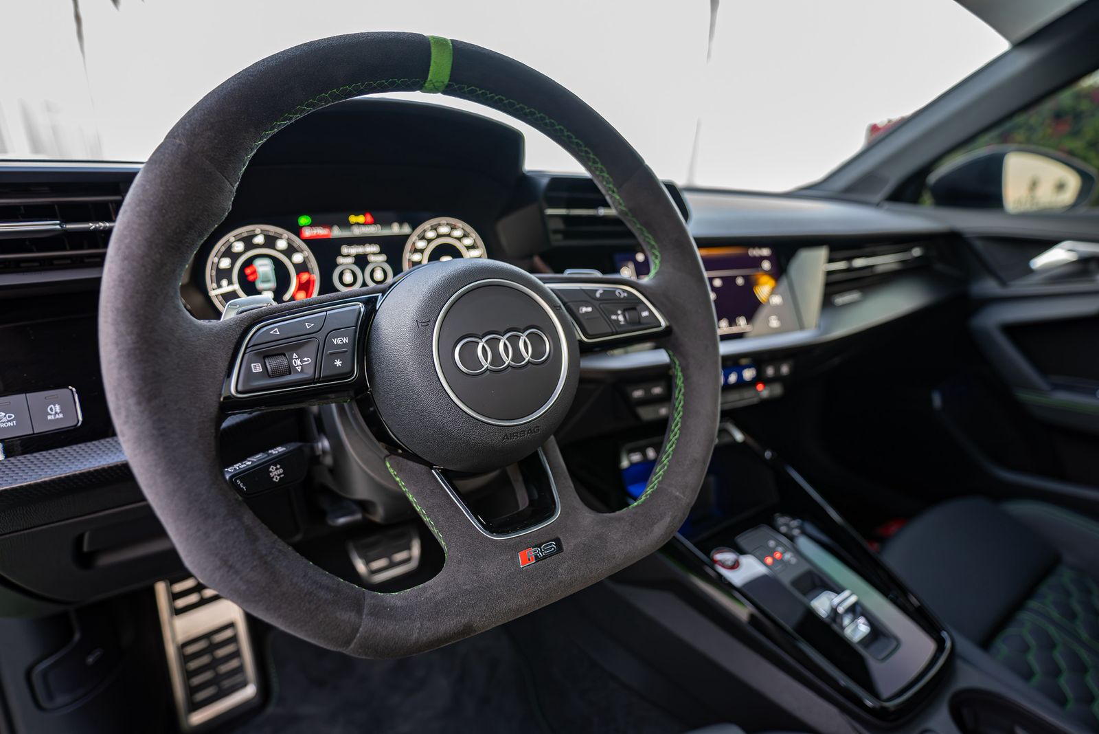 Rent Audi Rs3 GREEN  in Dubai , UAE 