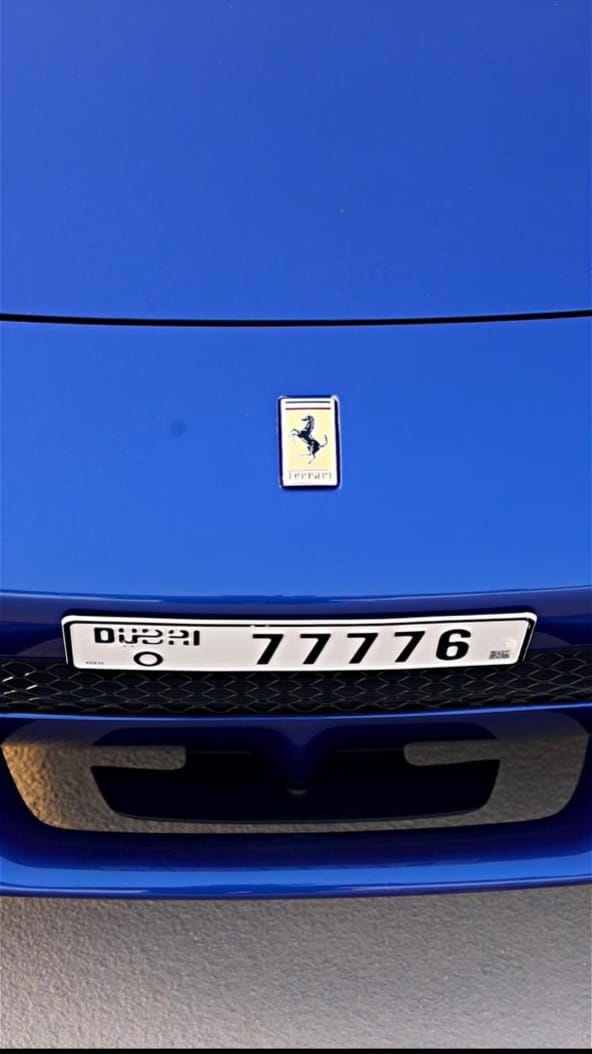 Rent Ferrari Gtb BLUE 2024 in Dubai , UAE 