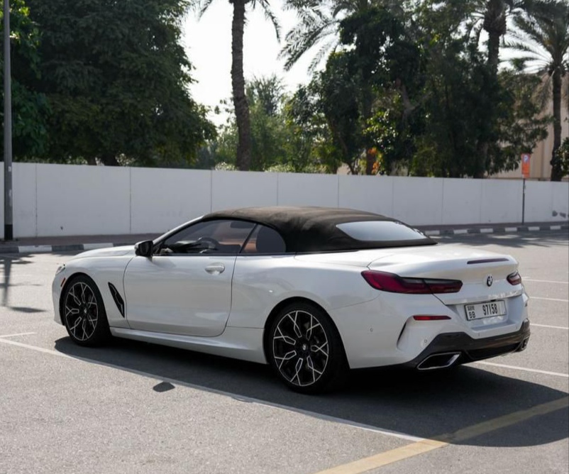 Rent Bmw Series 8 WHITE 2023 in Dubai , UAE 