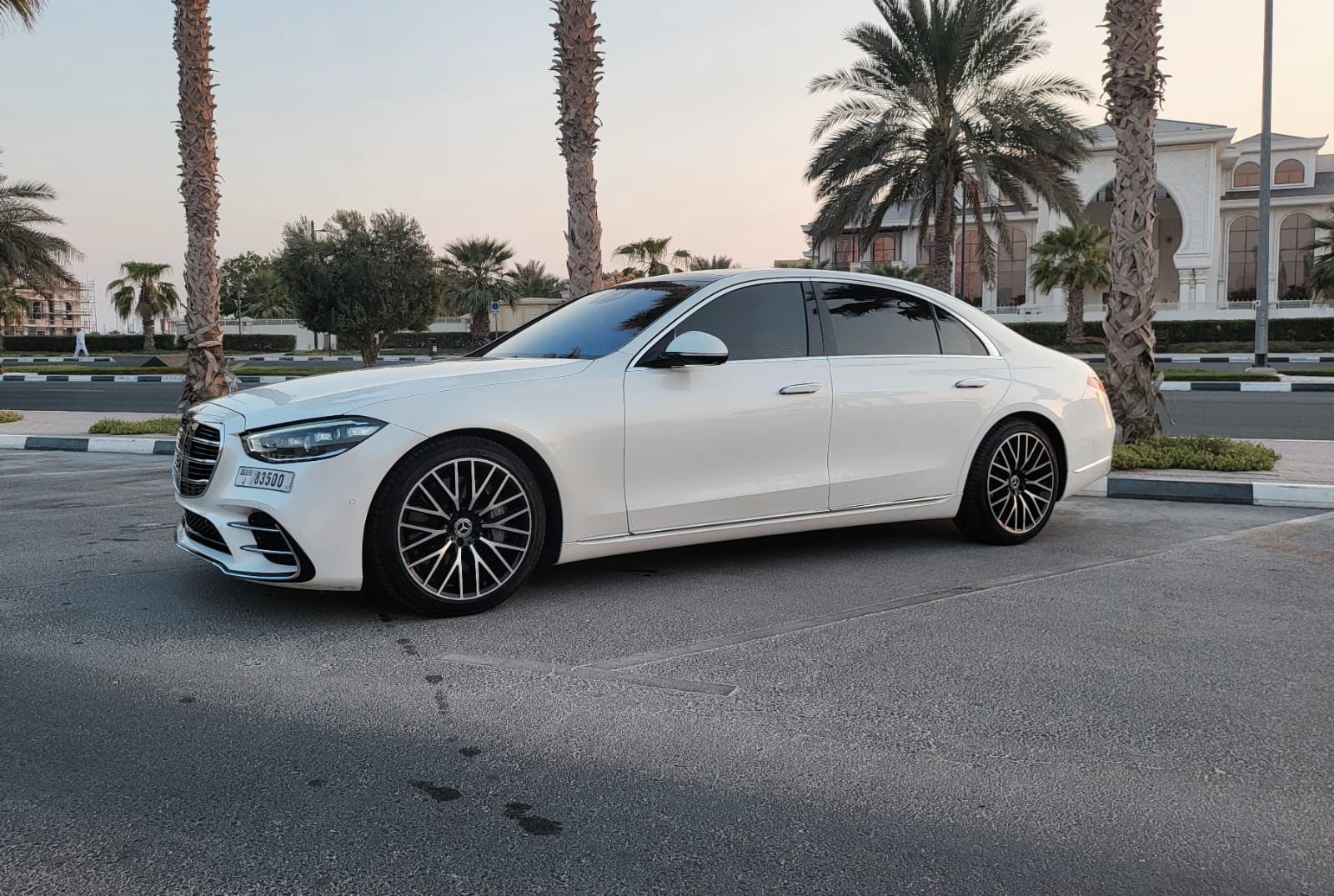 Rent Mercedes-Benz S-class WHITE 2023 in Dubai , UAE 