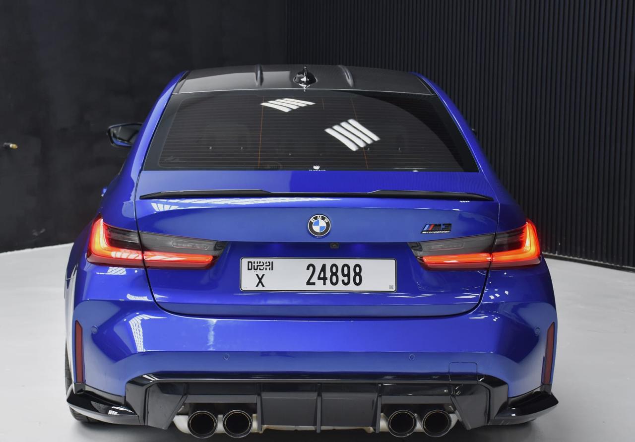 Rent Bmw Series m BLUE 2022 in Dubai , UAE 