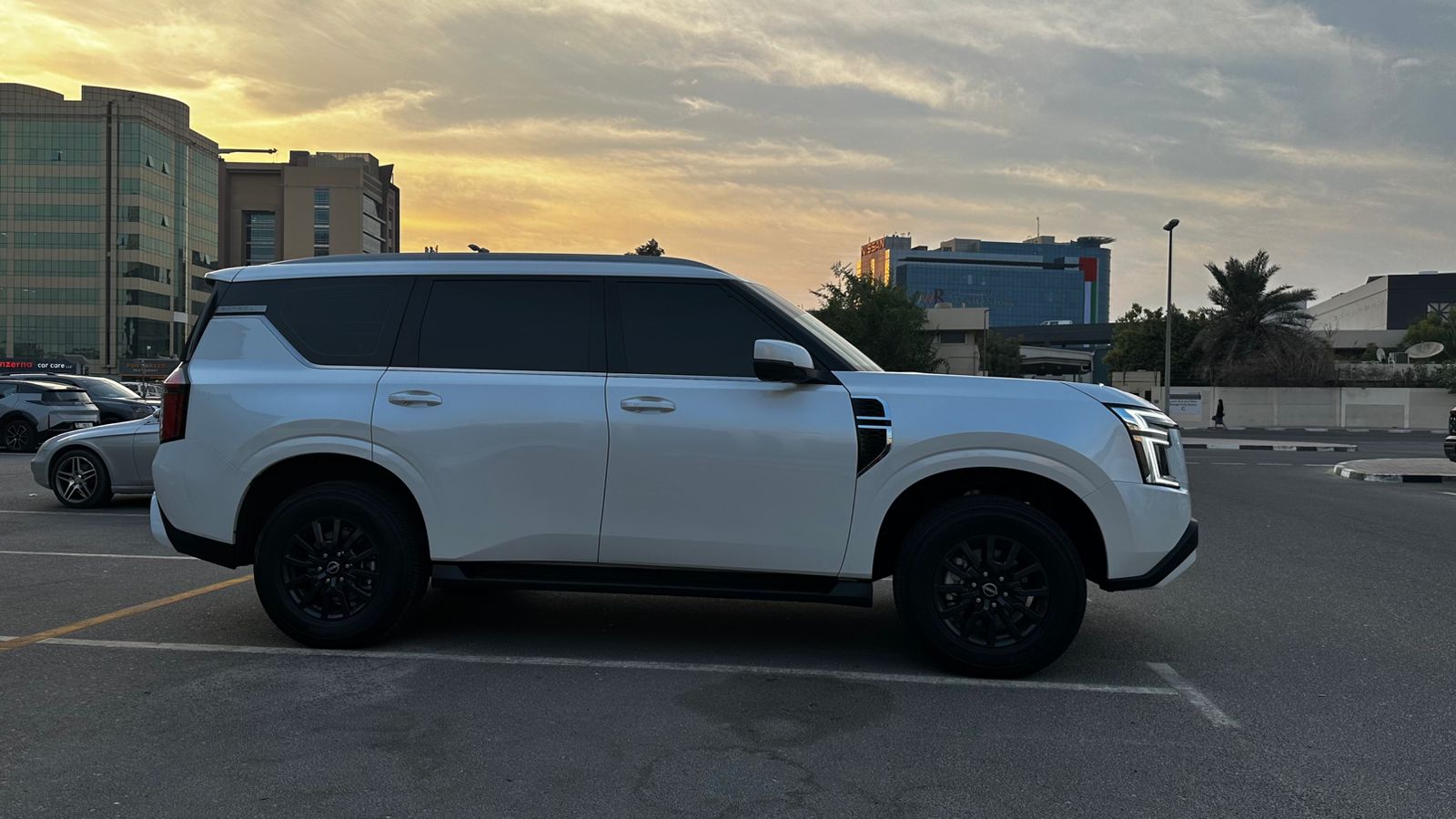 Rent Nissan Patrol WHITE 2026 in Dubai , UAE 