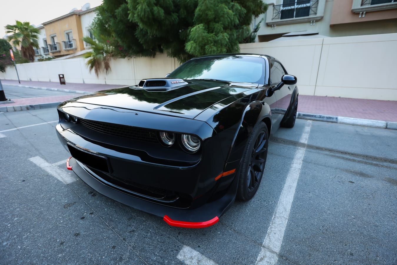 Rent Dodge Challenger BLACK 2022 in Dubai , UAE 