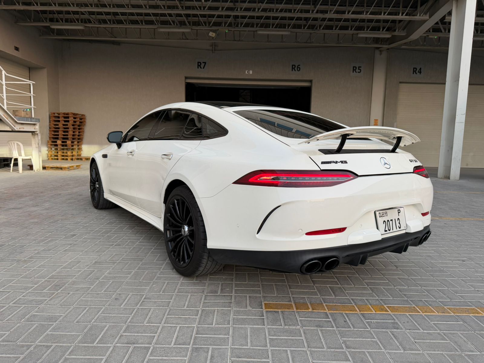 Rent Mercedes-Benz Gt WHITE 2021 in Dubai , UAE 