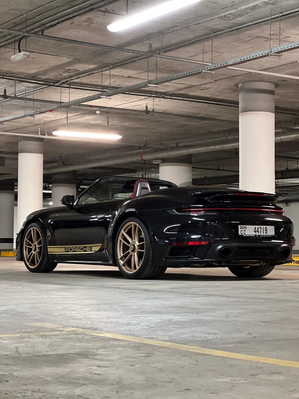 Rent Porsche 911 Turbo s BLACK 2023 in Dubai , UAE 
