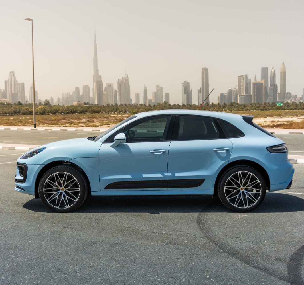 Rent Porsche Mecan BLUE 2023 in Dubai , UAE 