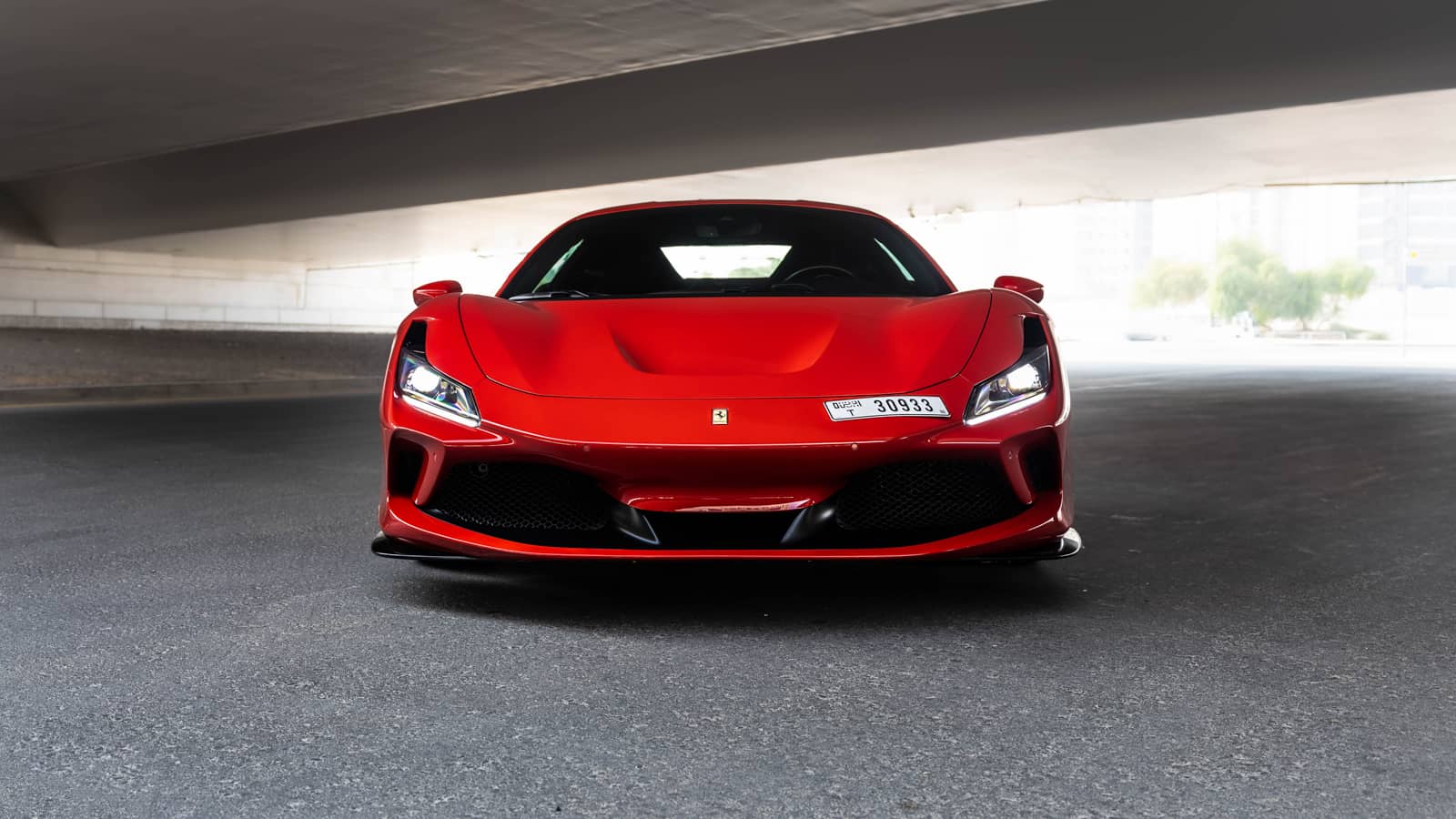 Rent Ferrari F8 RED 2023 in Dubai , UAE 
