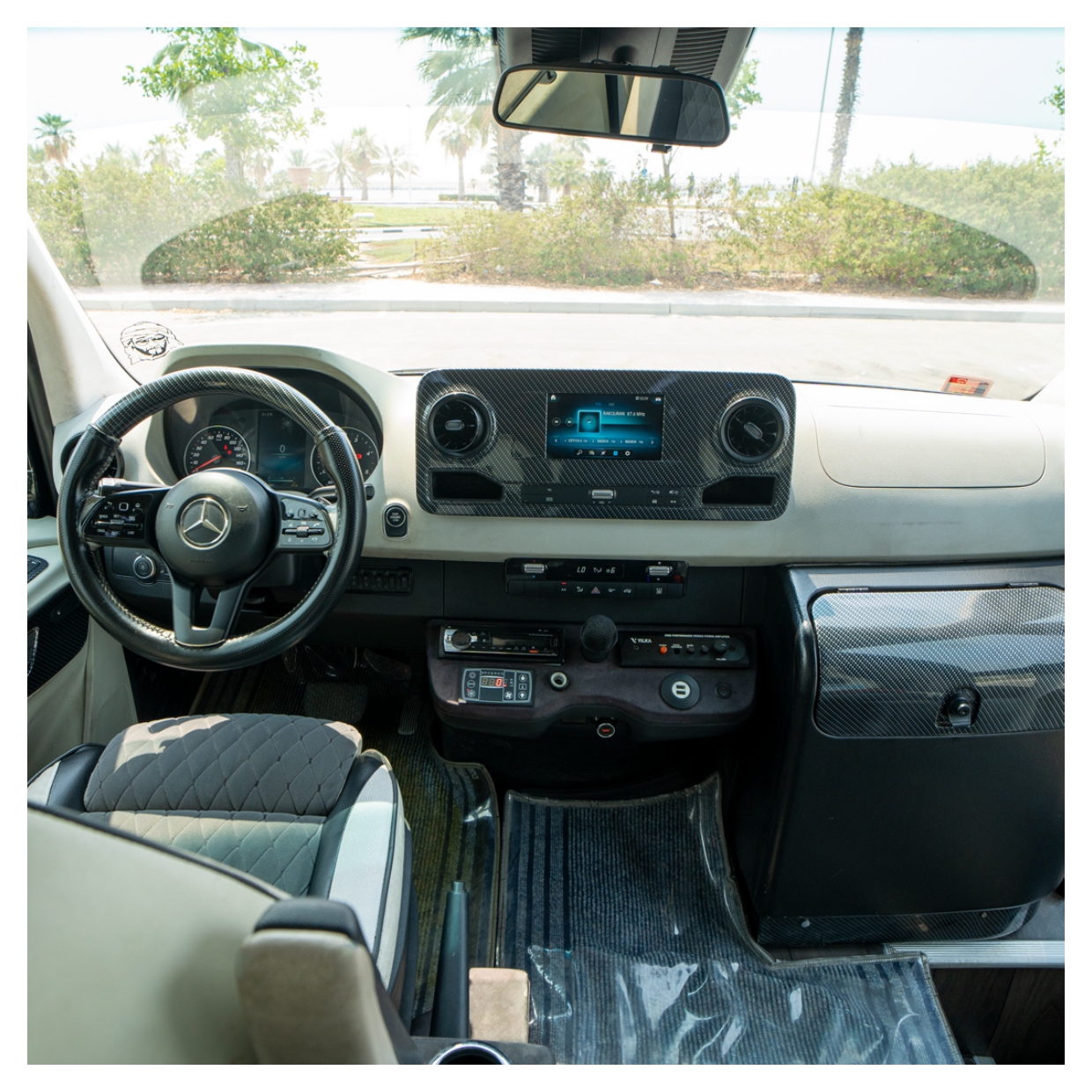 Rent VIP Sprinter 16 Seater BLACK 2025 with chauffeur in Dubai , UAE 