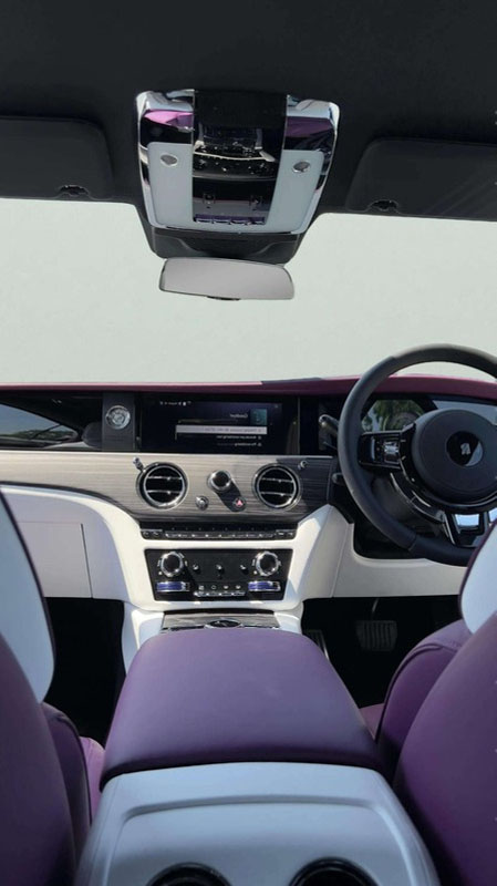 Rent Rolls-Royce Spectre PURPLE 2024 in Dubai , UAE 