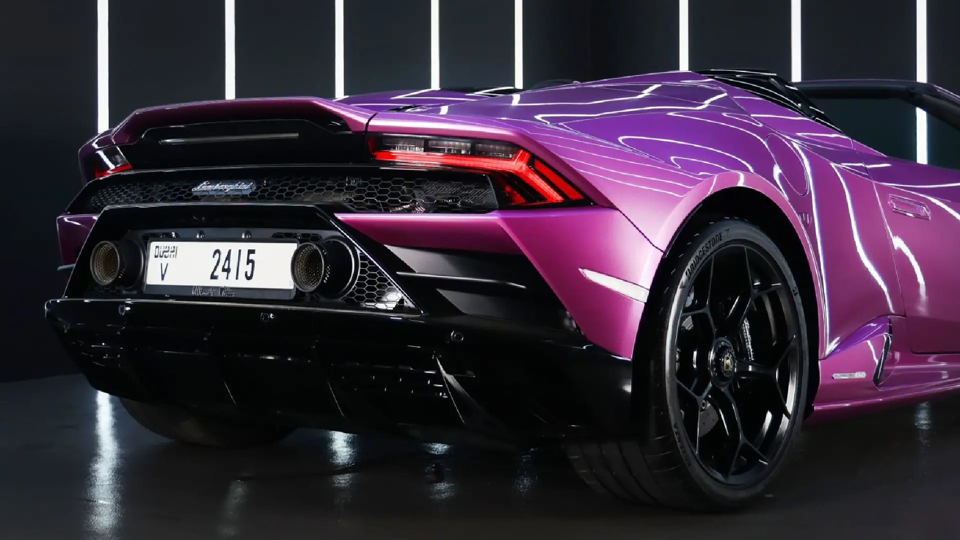 Rent Lamborghini Evo PURPLE 2023 in Dubai , UAE 