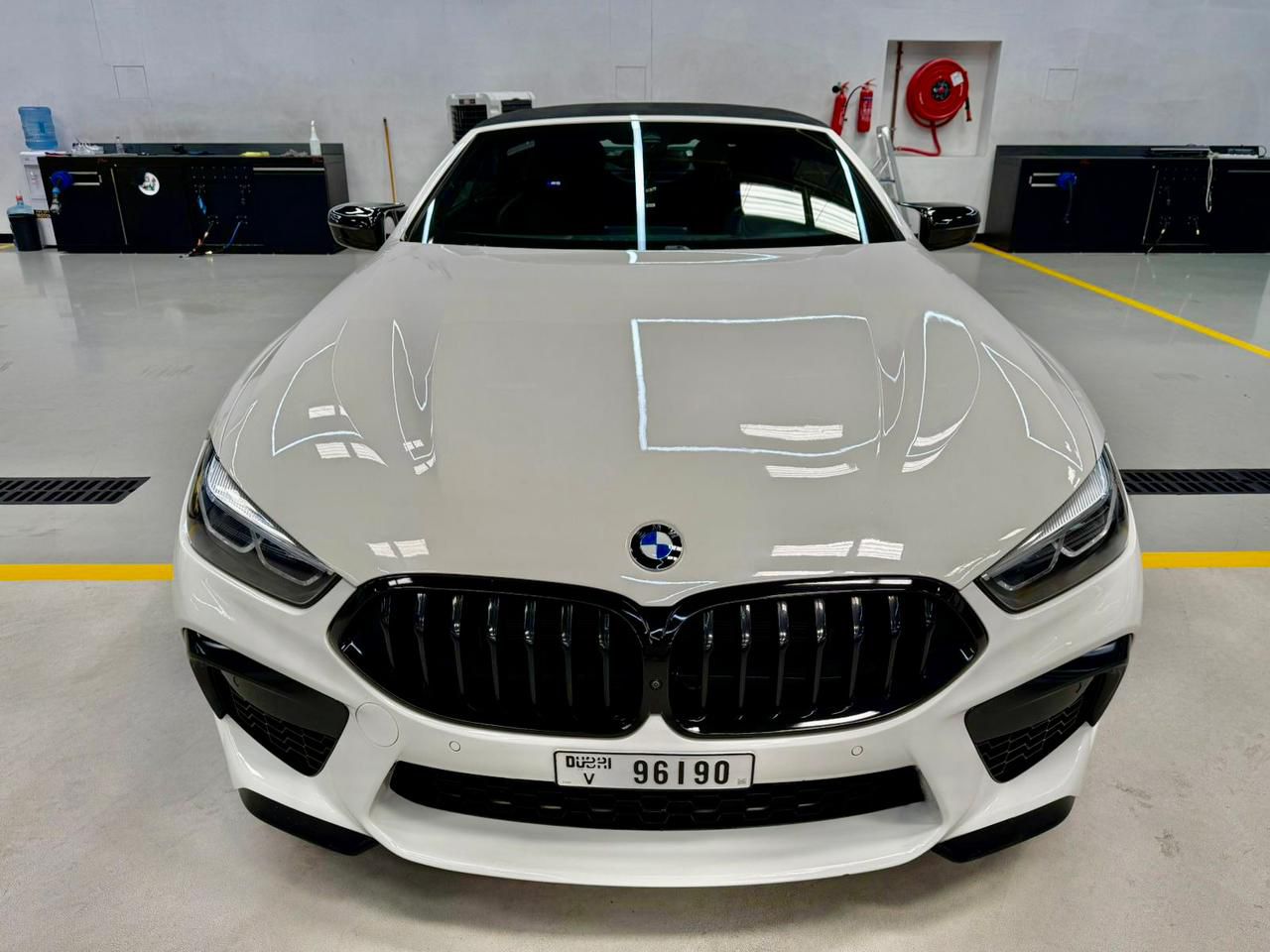 Rent Bmw Series 8 WHITE 2023 in Dubai , UAE 