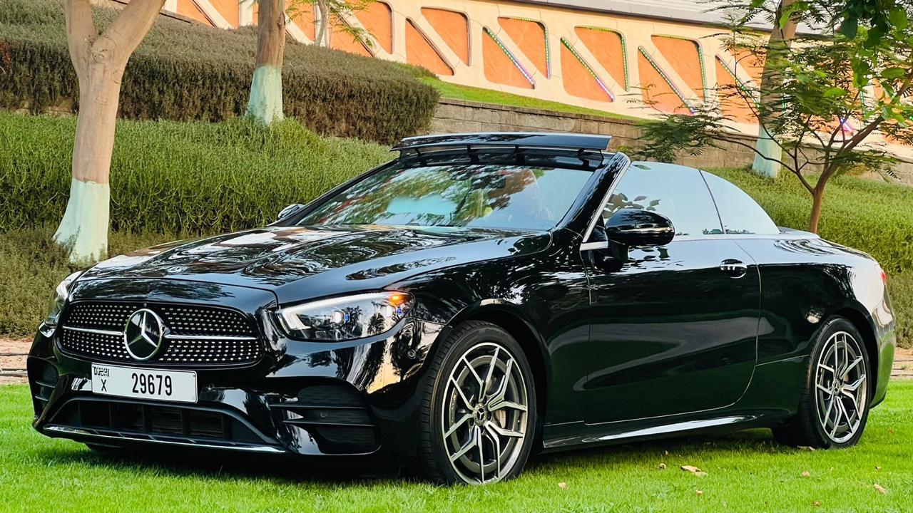 Rent Mercedes-Benz E-class BLACK 2023 in Dubai , UAE 