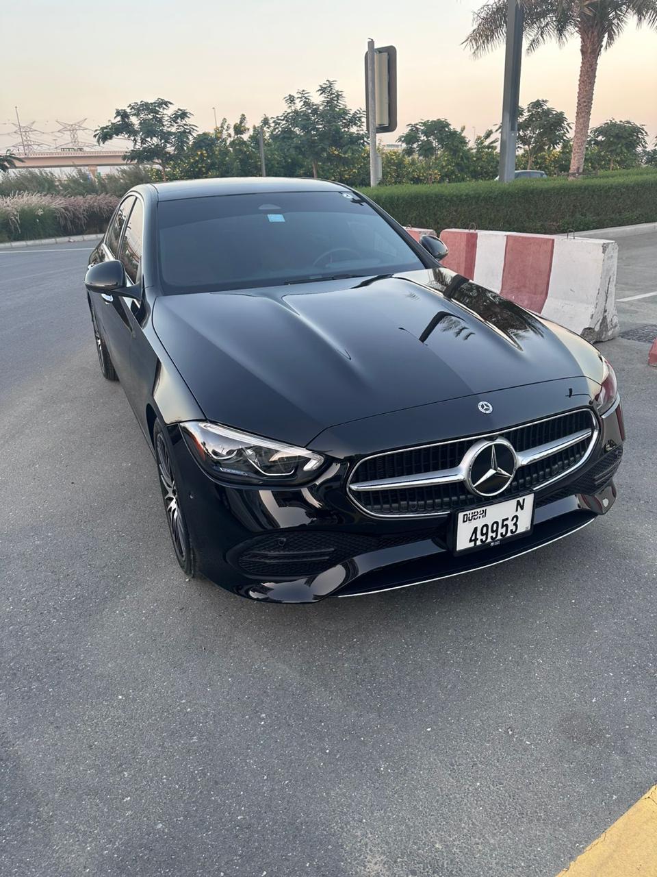 Rent Mercedes-Benz C-class BLACK 2024 in Dubai , UAE 