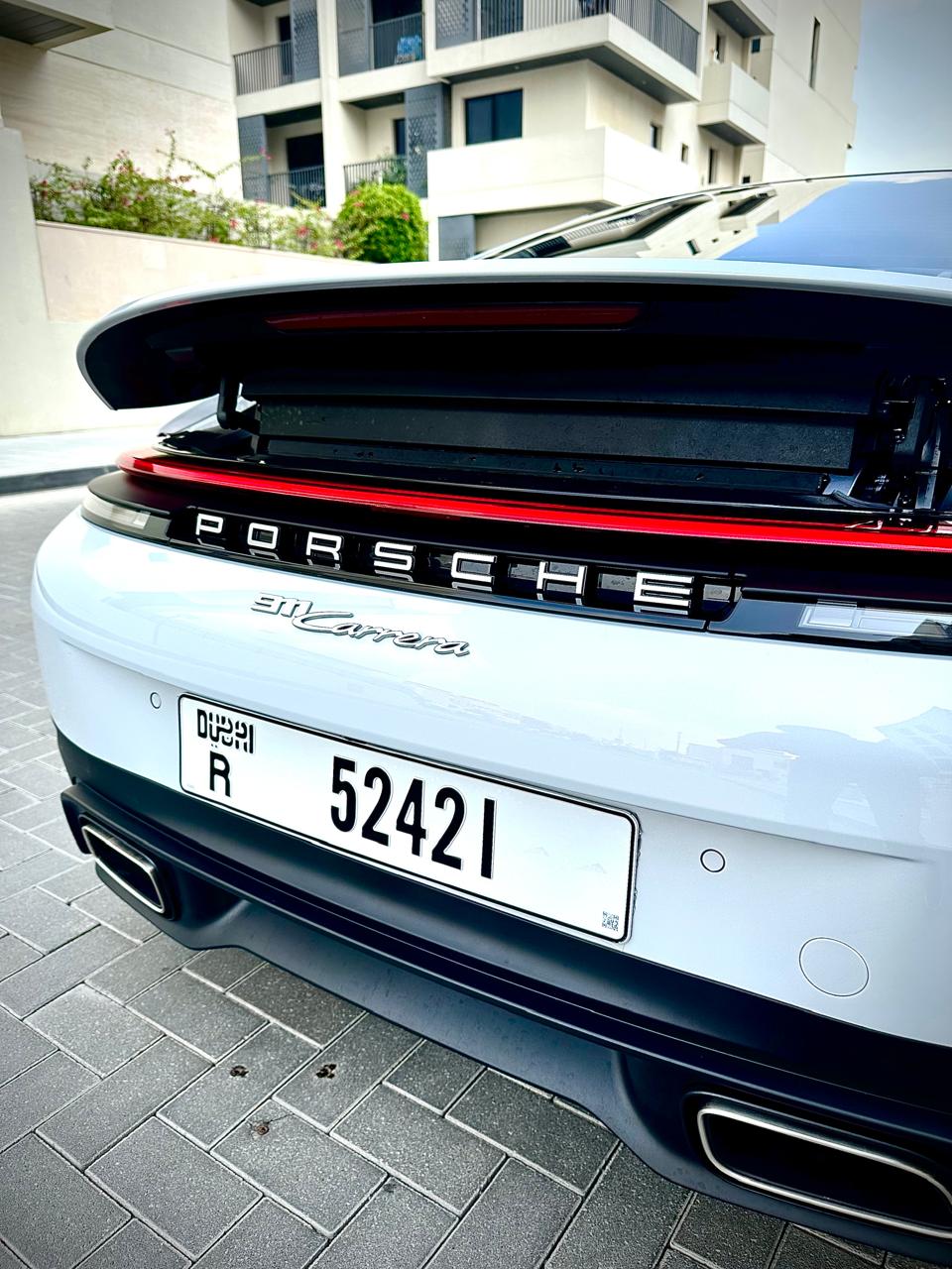 Rent Porsche Carrera WHITE 2026 in Dubai , UAE 