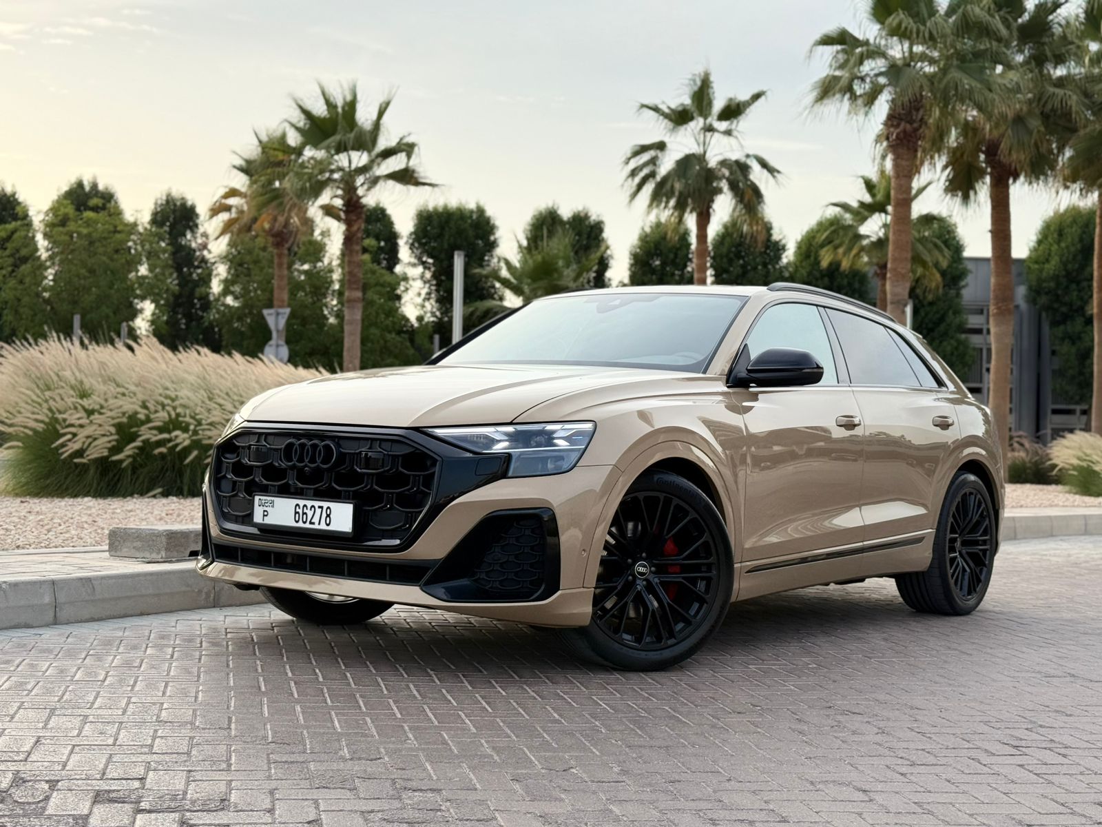 Rent Audi Q8 BEIGE 2023 in Dubai , UAE 