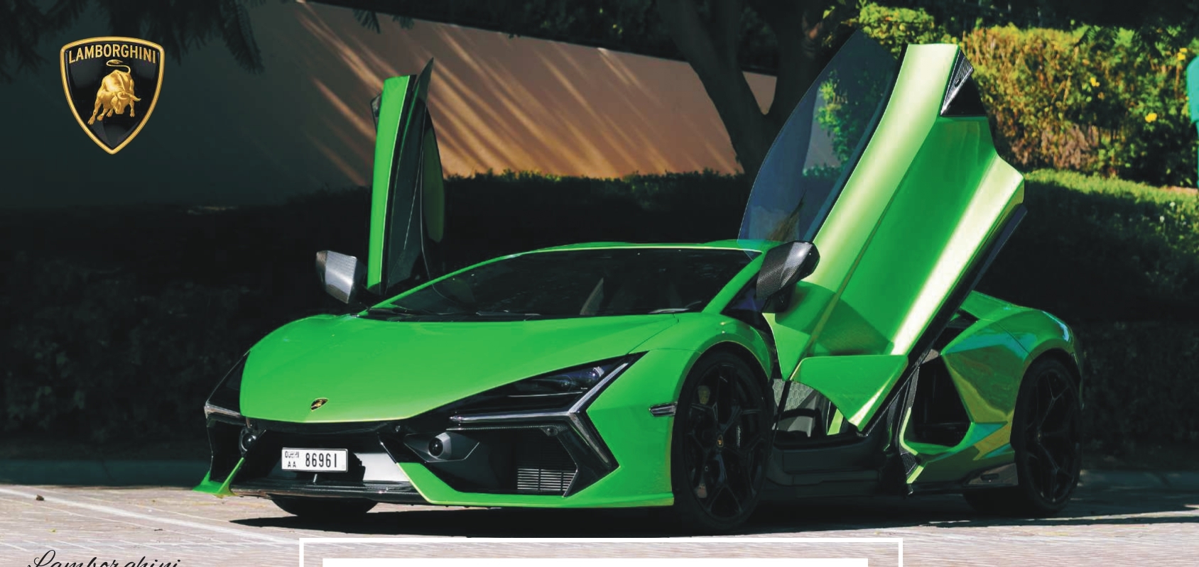 Rent Lamborghini Revuelto GREEN 2024 in Dubai , UAE 