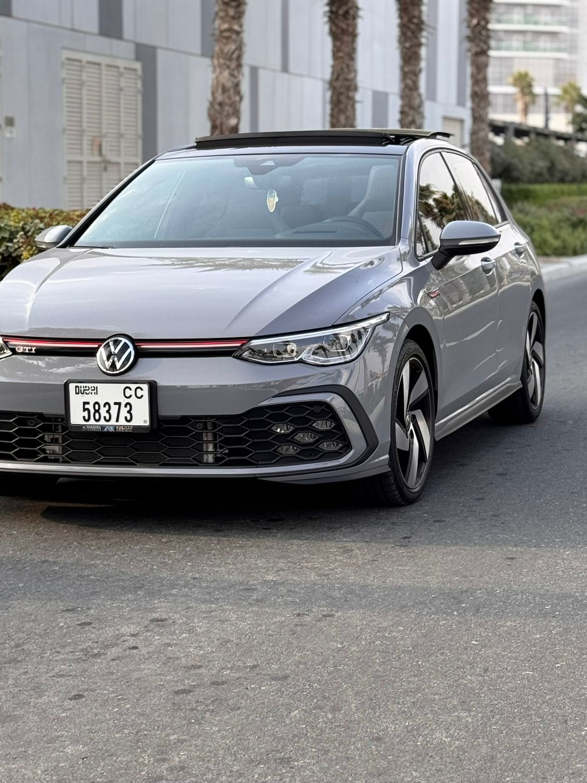 Rent Volkswagen Golf GREY 2025 in Dubai , UAE 