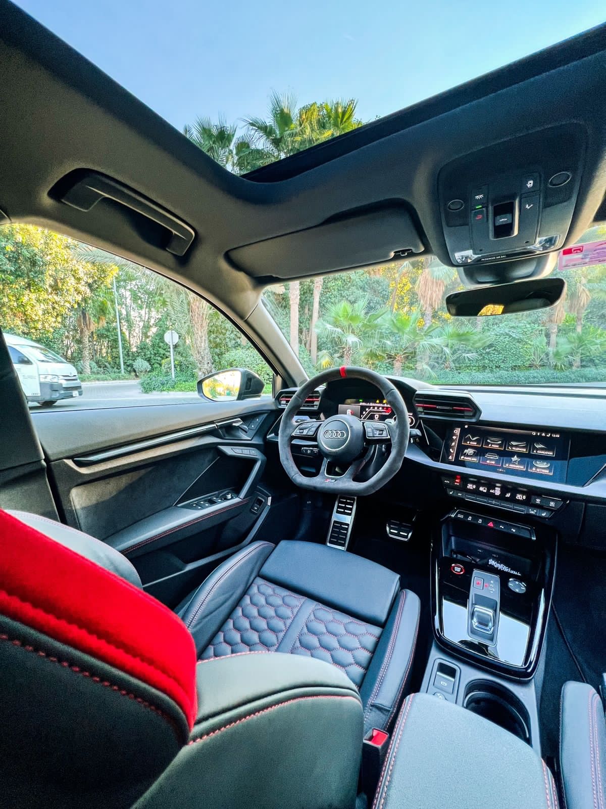 Rent Audi Rs3 BLACK 2023 in Dubai , UAE 