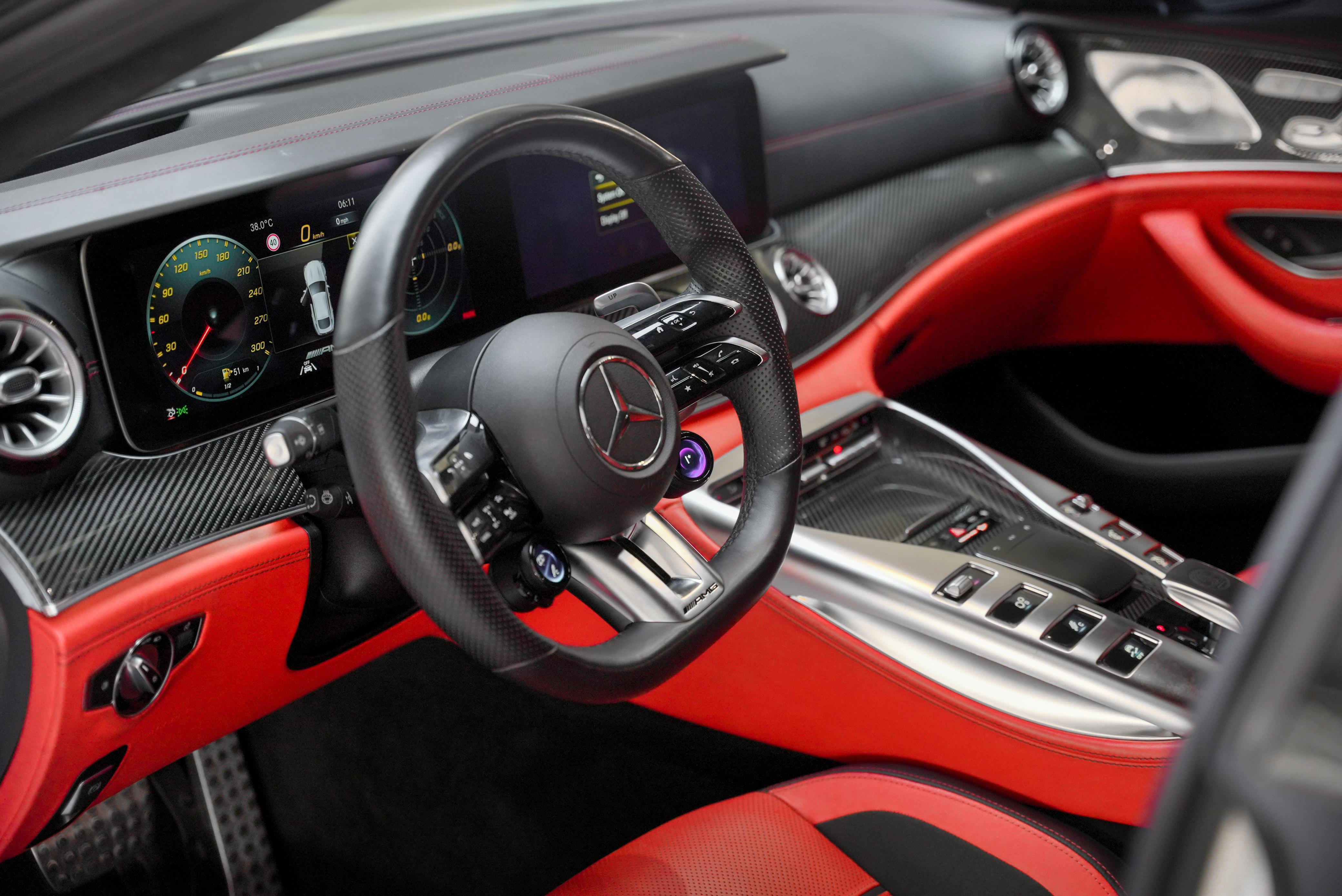 Rent Mercedes-Benz Gt WHITE 2023 in Dubai , UAE 