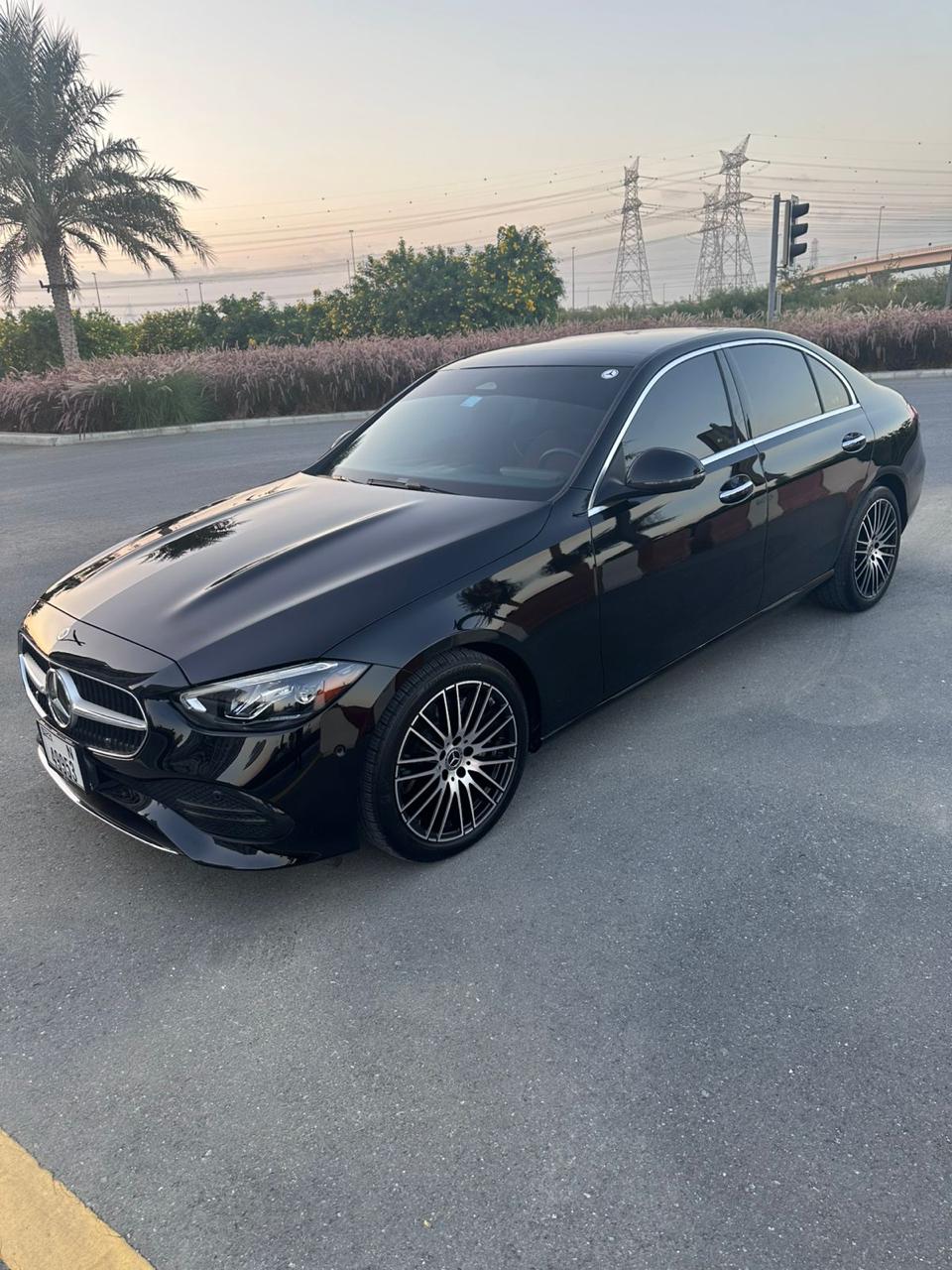 Rent Mercedes-Benz C-class BLACK 2024 in Dubai , UAE 
