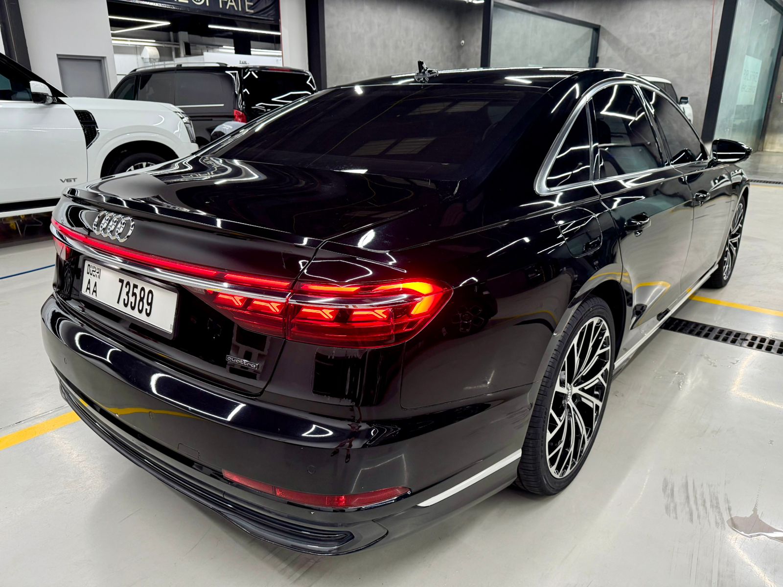 Rent Audi A8 BLACK 2023 in Dubai , UAE 