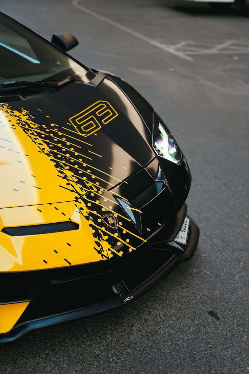 Rent Lamborghini Aventador YELLOW 2022 in Dubai , UAE 