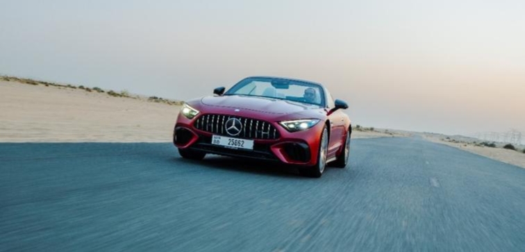Rent Mercedes-Benz Sl RED 2024 in Dubai , UAE 