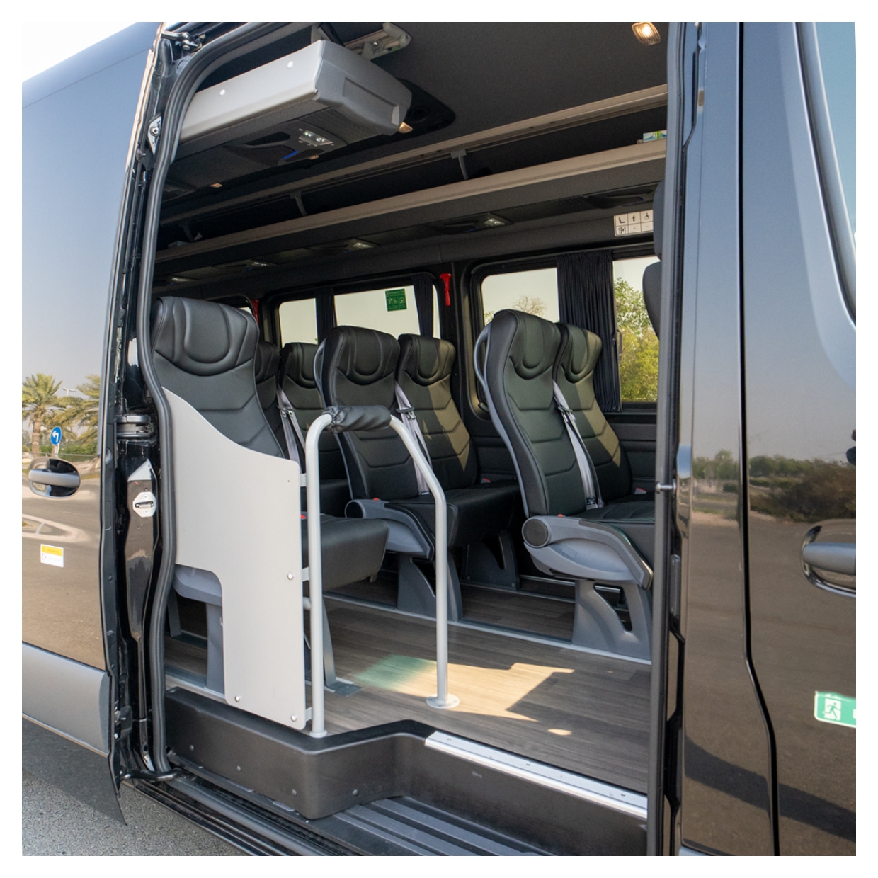 Rent Opulent Sprinter 19 Seater BLACK 2025 with chauffeur in Dubai , UAE 
