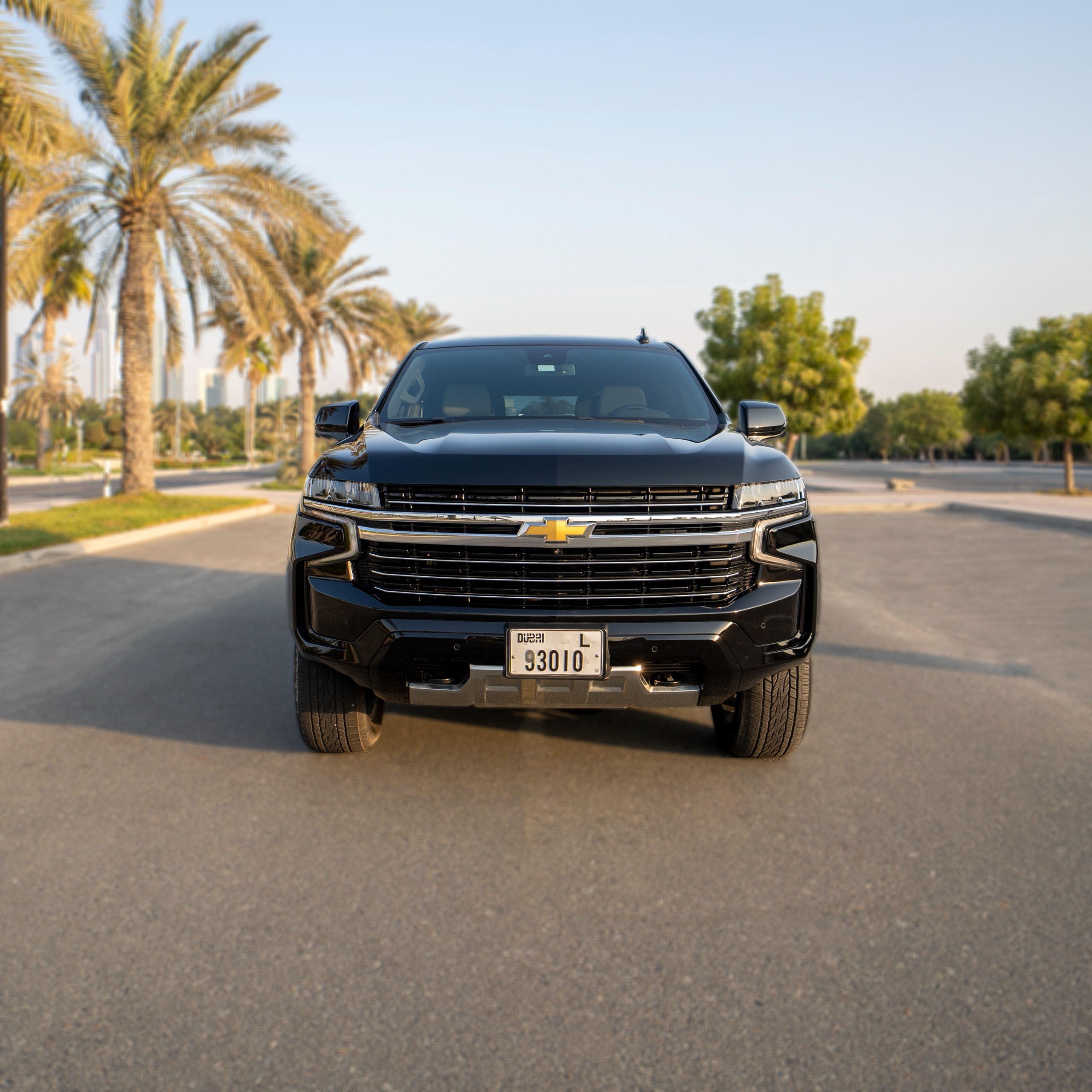 Rent Tahoe BLACK 2024 with chauffeur in Dubai , UAE 