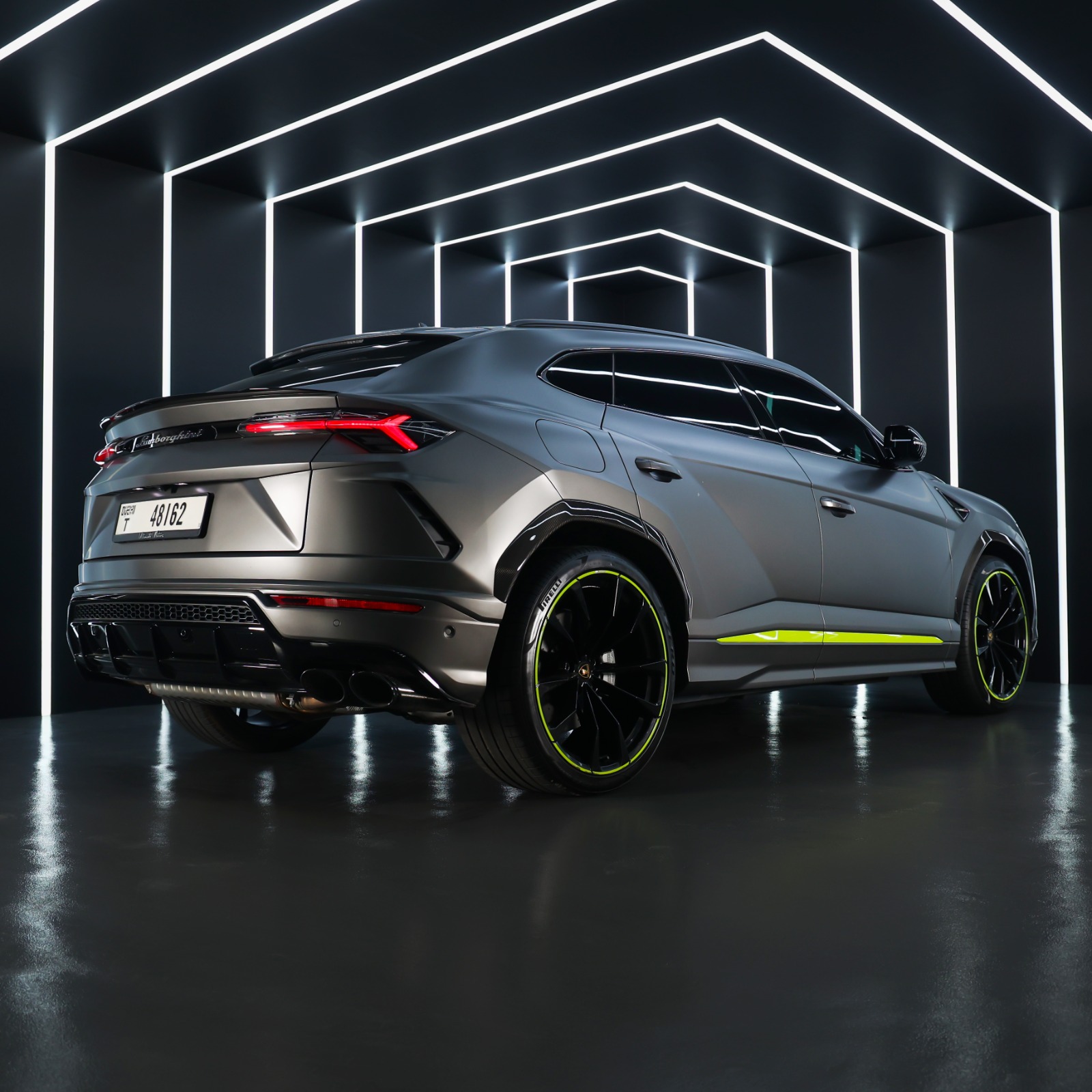 Rent Lamborghini Urus GREY 2023 in Dubai , UAE 