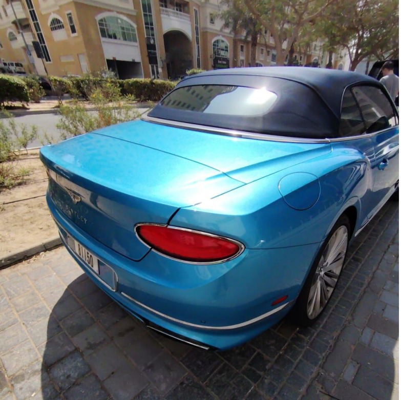 Rent Bentley Continental BLUE 2022 in Dubai , UAE 