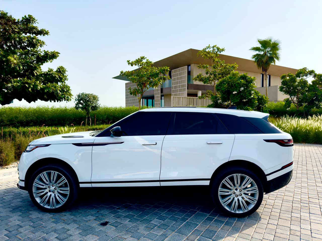 Rent Range-Rover Velar WHITE 2022 in Dubai , UAE 