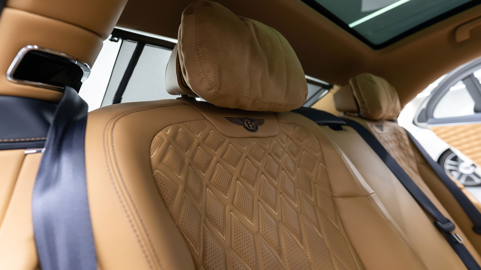 Rent Bentley Flying spur WHITE 2024 in Dubai , UAE 