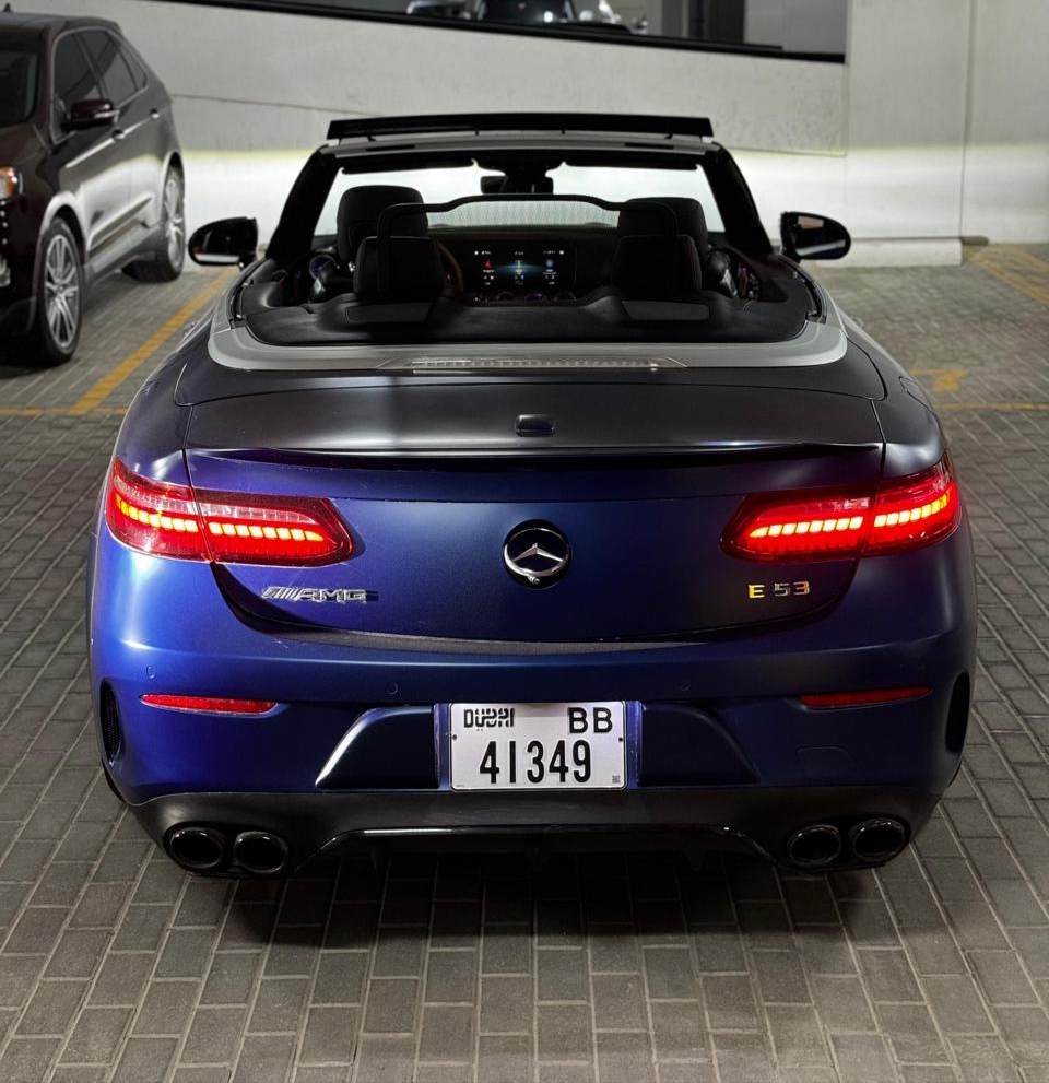 Rent Mercedes-Benz E-class BLUE 2023 in Dubai , UAE 