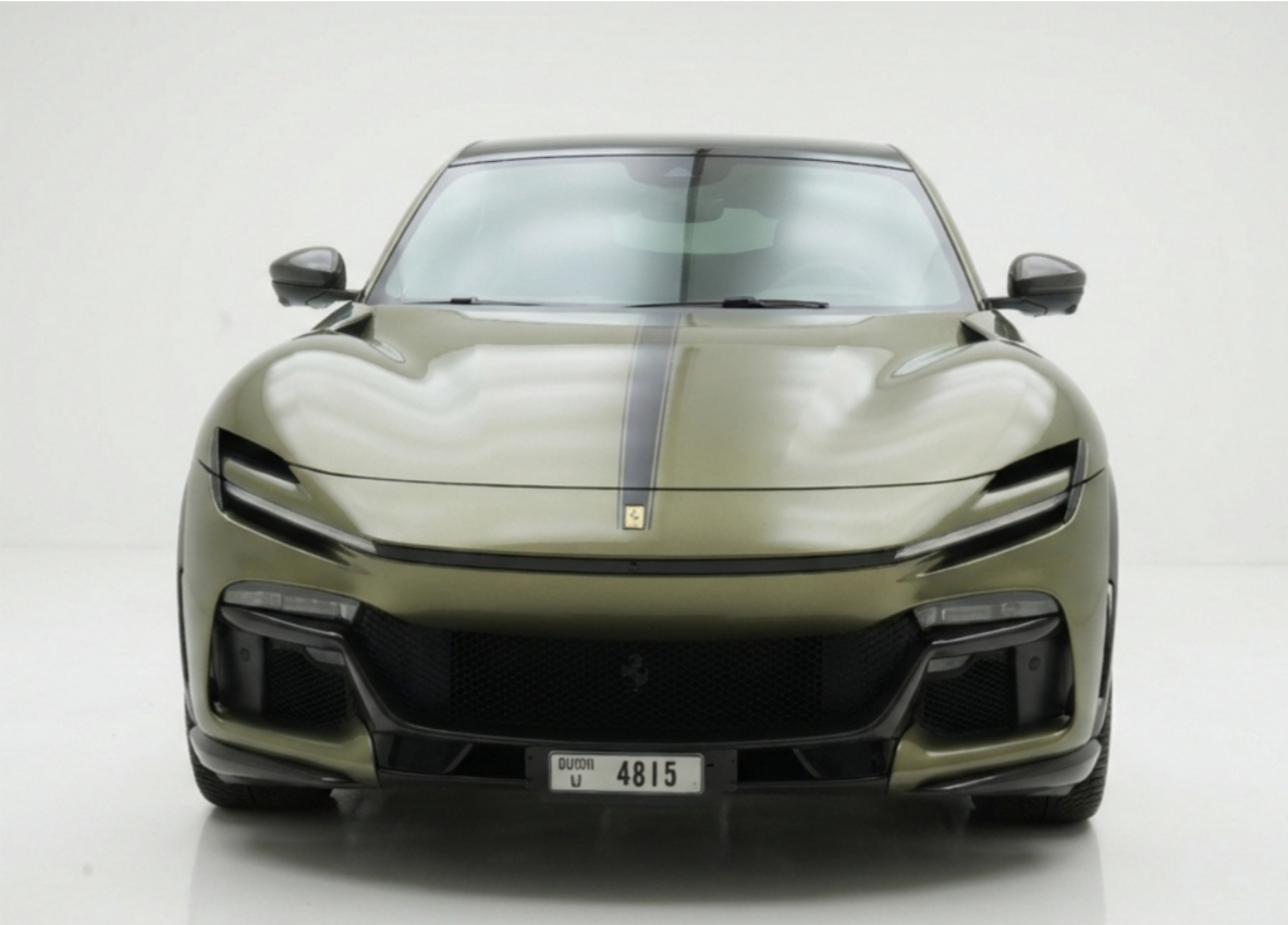 Rent Ferrari Purosangue GREEN 2025 in Dubai , UAE 