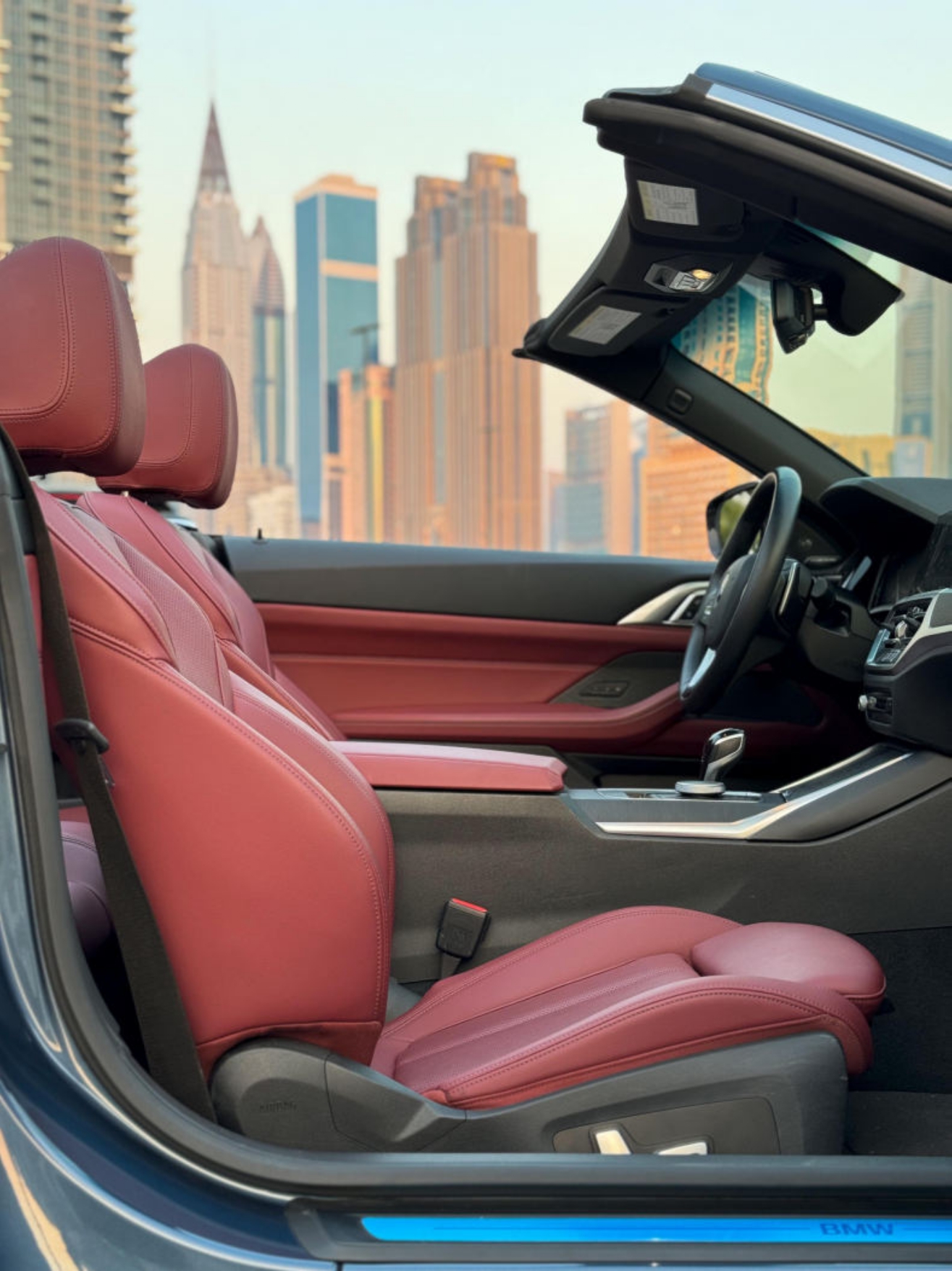 Rent Bmw Series 4 BLUE 2023 in Dubai , UAE 